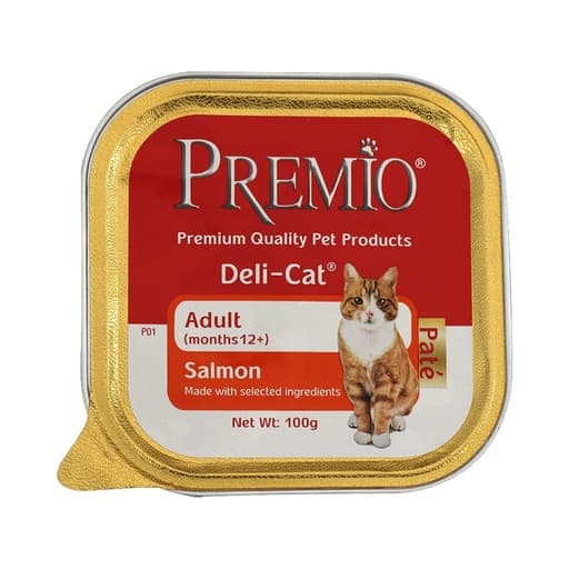 Premio Adult Cat Food With Salmon 100g