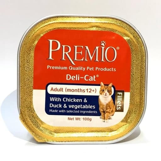 Premio Cat Food With Chicken & Duck & Vegetable 100g