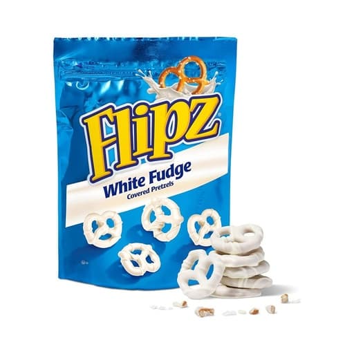 Flipz White Fudge Covered Pretzels 141g