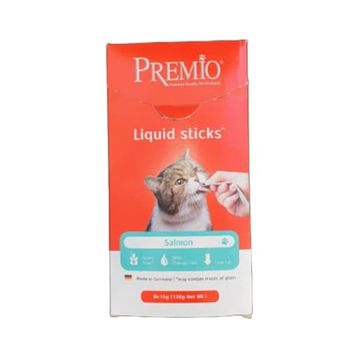 Premio Liquid Sticks With Salmon 120g