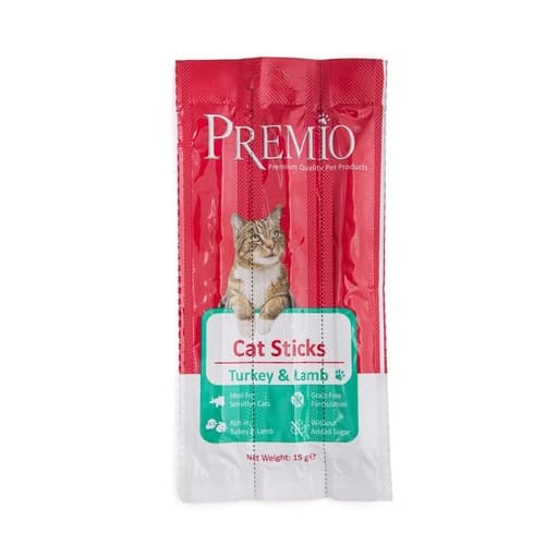 Premio Cat Sticks With Turkey & Lamb 15g