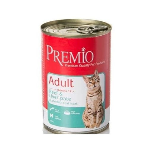 Premio Cat Food With Beef & Liver Pate 425g