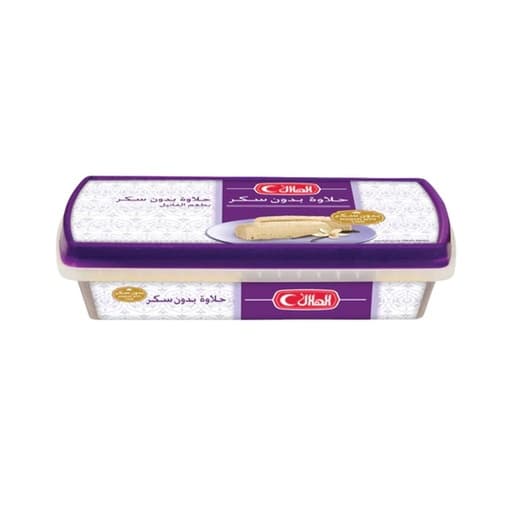 حلاوة الهلال بطعم الفانيل بدون سكر 350g