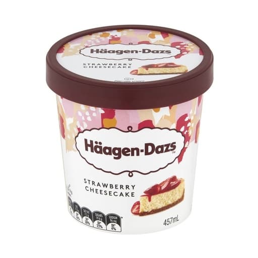 HAAGEN DAZS STRAWBERRY ICE CREAM 415G