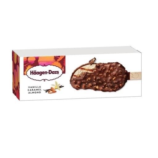 Haagen dazs Vanilla Caramel Almond Ice Cream 80g