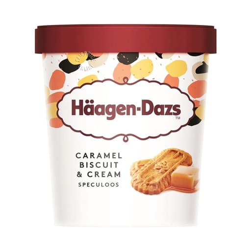 Haagen Dazs Caramel Biscuit & Cream Ice Cream 473ml
