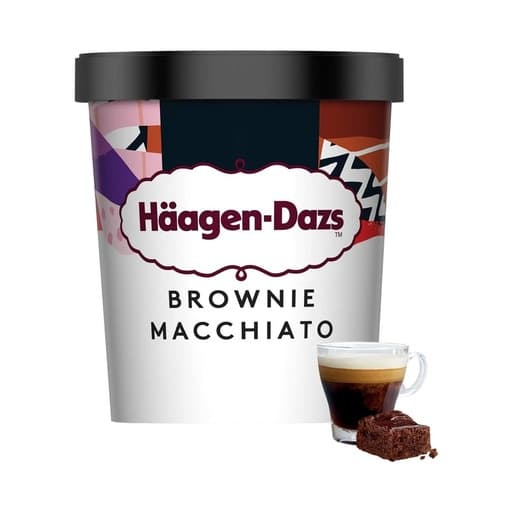 Haagen Dazs Brownie Macchiato Ice Cream 473ml
