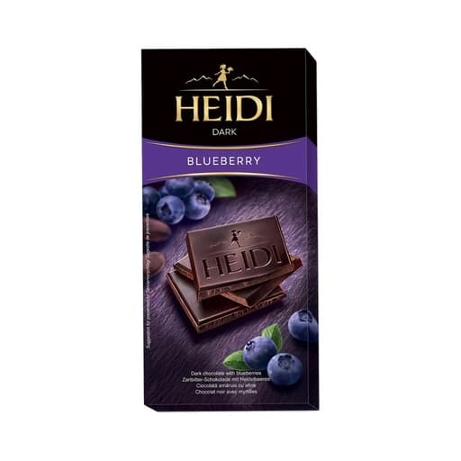 Heidi Dark Blueberry Chocolate 80g