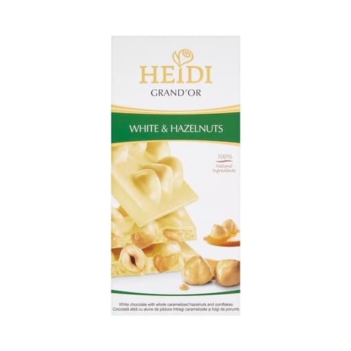 HEIDI WHITE & HAZELNUTS 100g