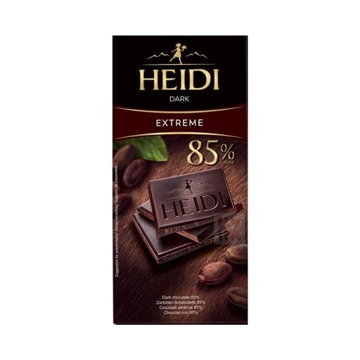 HEIDI DARK CHOCOLATE 85% 80G