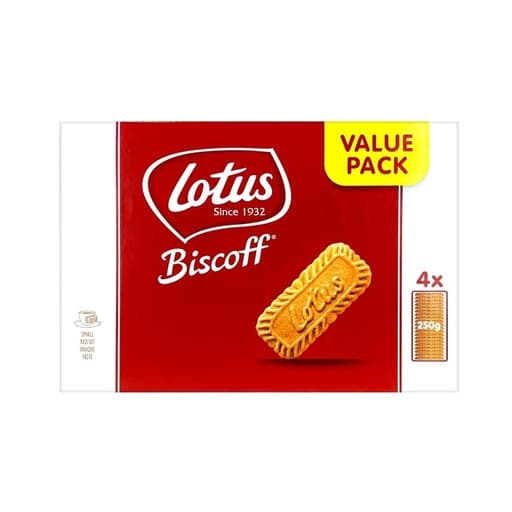 Biscuits Lotus maxi pack – 4 x 250 g