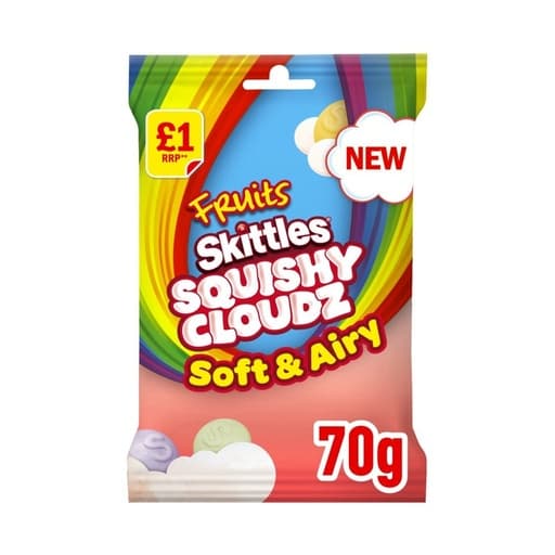Skittles Squishy Cloudz 70g