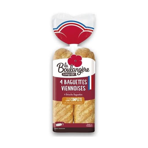La Boulangere Soft French Wheat Baguettes 340g