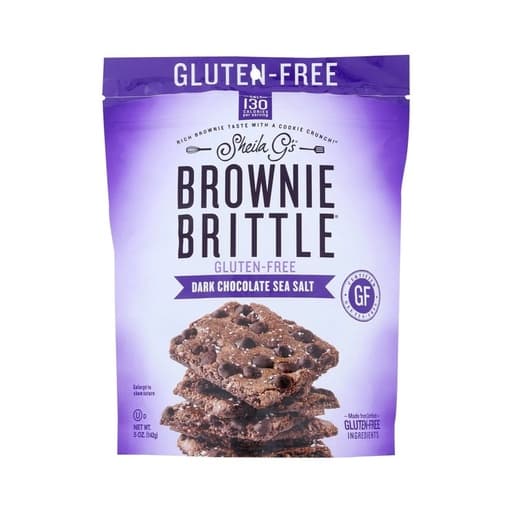 Sheila G’s Dark Chocolate Sea Salt Gluten Free Brownie Brittle 128g