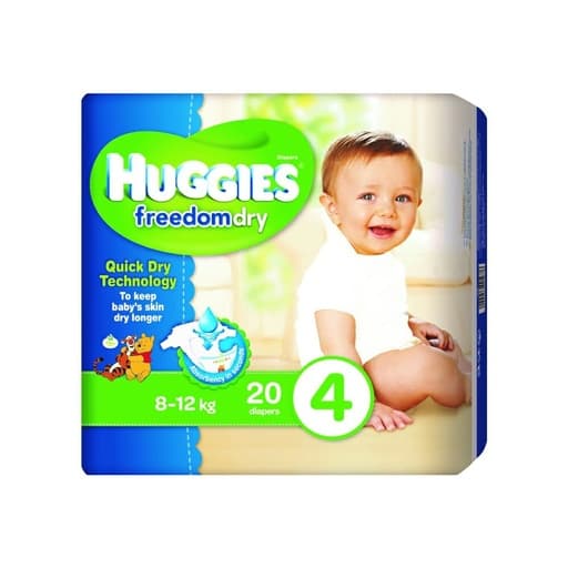 Huggies Freedom Dry Diapers Small – 4