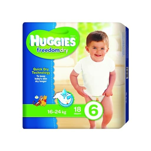 Huggies Freedom Dry Diapers Small – 6