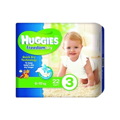 Huggies Freedom Dry Diapers Small – 3