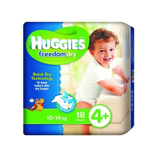 Huggies Freedom Dry Diapers Small – 4+