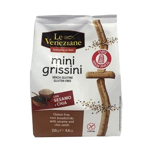 Le Veneziane Sesame & Chia Seeds Mini Grissini 250g