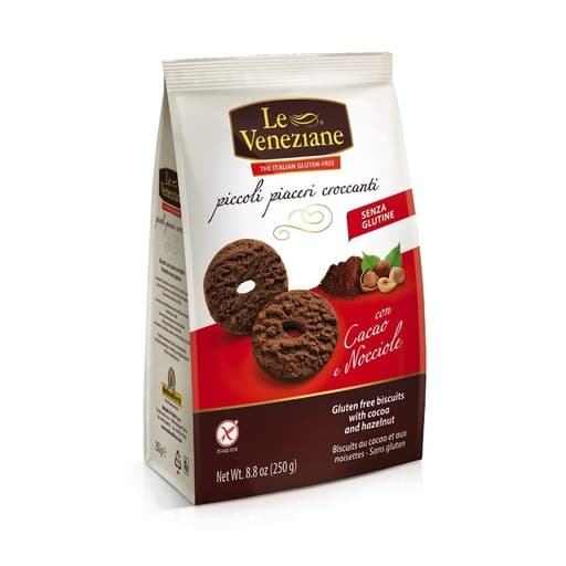250g بسكويت كاكو وبندق خالي من الجلوتين