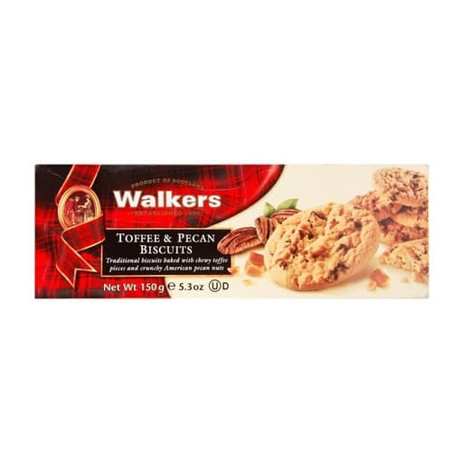 Walkers Biscuits 150g – Toffee & Becan