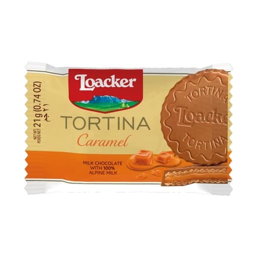 LOACKER TORTINA CARAMEL 21G