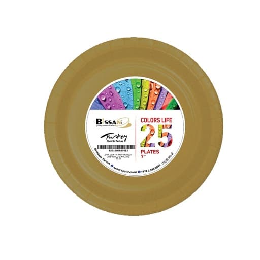 Bissan Colors Life Plates 7in 25