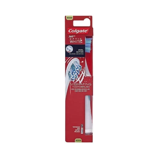 COLGATE 360 Optic White DUAL ACTION VIBRATING Toothbrush