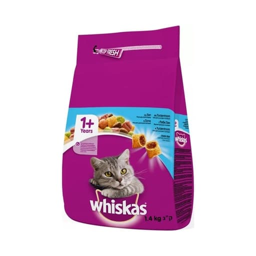 Whiskas Cat Dry Food +1 1.4kg