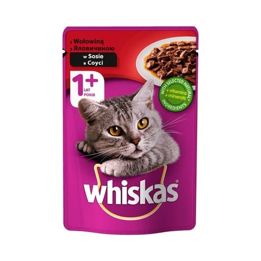 Whiskas Pouch Beef 100g