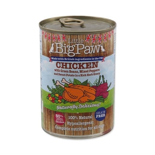 Little Big Paw 50% Meat 50% Vegetables 390g – Chicken