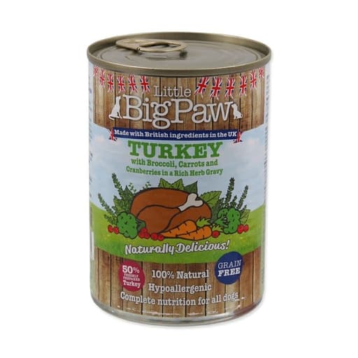 Little Big Paw 50% Meat 50% Vegetables 390g – Turkey