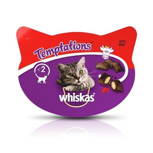 Whiskas Temptations Beef 60g