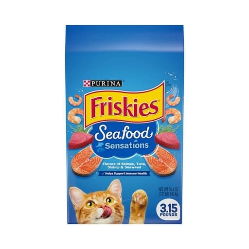 Purina Friskies Dry Cat Food Seafood Sensations 1.42kg