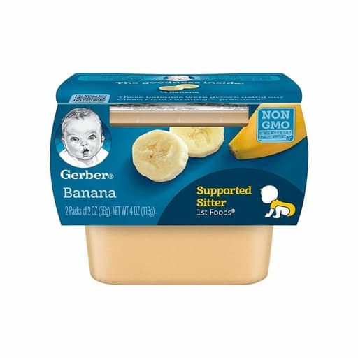 Gerber Supported Sitter 1st Food 113g – Banana