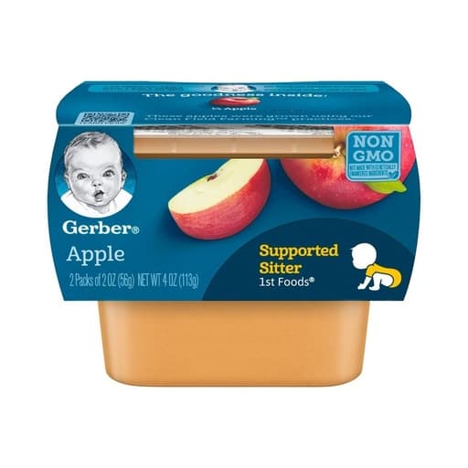 Gerber Supported Sitter 1st Food 113g – Apple
