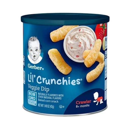 Gerber Crunchies Veggie Dip 8 42g