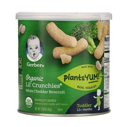 Gerber Organic Lil Crunchies 12 45g