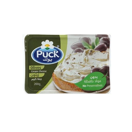 Puck Cream Cheese With Olives Spread 200g