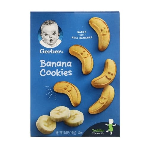 Gerber Banana Cookies 12+ 142g