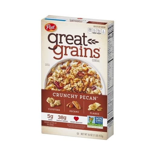 Post Great Grains Cereal Crunchy Pecan 453g