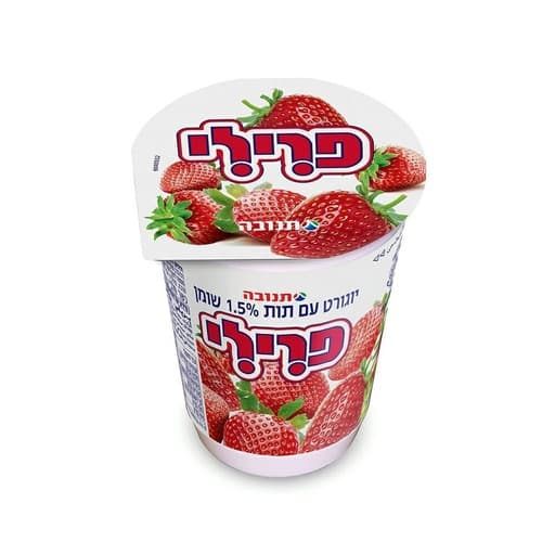Tnuva Preli יוגורט Strawberry טעם 1.5% 500g