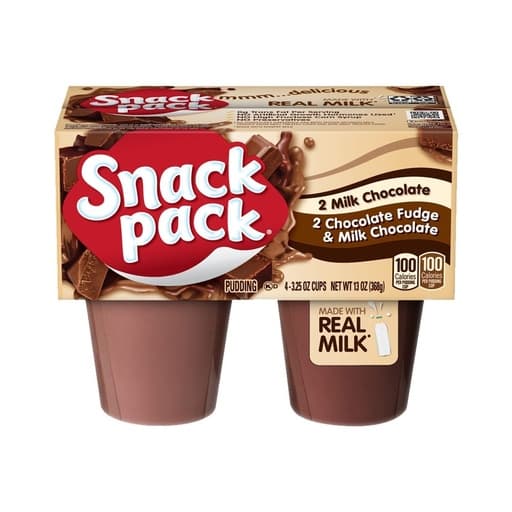 وجبة خفيفة علبة حليب شوكولاتة & شوكولاتة Fudge Pudding (4 368g