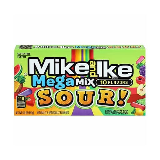Mike And Ike 141g – Mega Mix (10 Flavors)