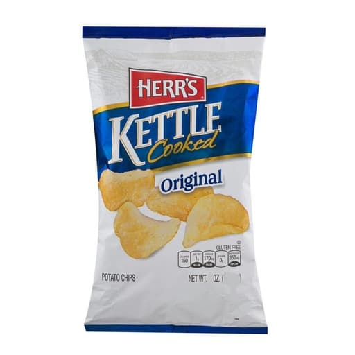 Herr’s Kettle Cooked Potato Chips Original 142g