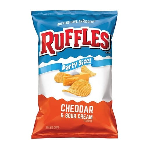 Ruffles Potato Chips Cheddar & Sour Cream Flavored 184g