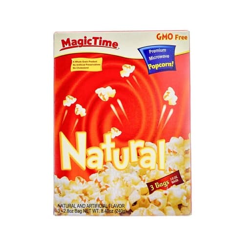 Magic Time Natural Popcorn 240g