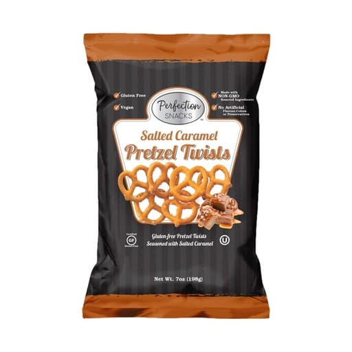 Perfection Snacks Pretzel Twists 198g – Salted Caramel