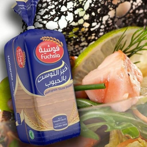 خبز التوست بالحبوب 600g