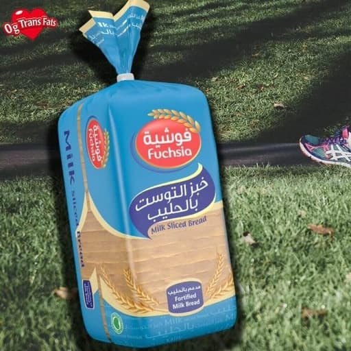 خبز التوست بالحليب 670g